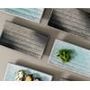 Uaral Sushi Plate Japanese Dish Set Ceramic Sashimi Plate 4