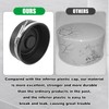 RULLINE 5" Flexible PVC Pipe Cap – w/Stainless Clamp, Black
