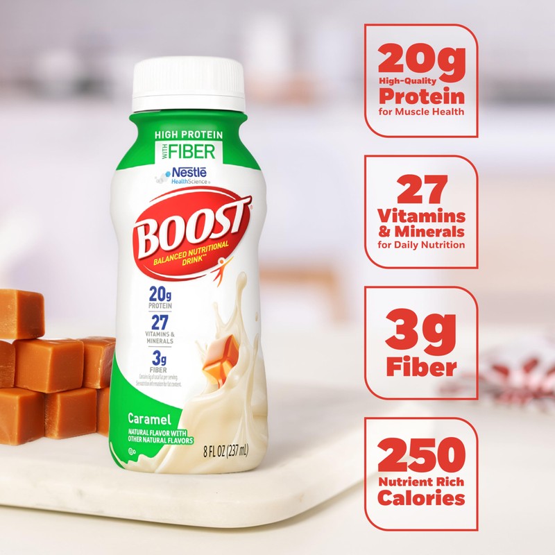 BOOST High Protein with Fiber Ready to Drink Complete Nutritional