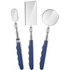 Copkim 3 Pieces Telescoping Inspection Mirror Stainless Steel Extendable Mechanic