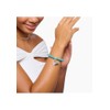 THOMAS SABO 925 Sterling Silver Pink Enamel Peace Sign Charm,