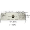 RIVERWELD 7 Piece Fillet Weld Set Gage MG-11 Rl Gauge