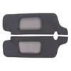 MOTOKU Pair Left Driver and Right Passenger Side Black Microfiber
