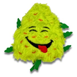 My Name is Bud Jr, Funny Catnip Weed Nug Cat Toy, Cute Stuffed Parody Pot Nug, Cool Plush 420 Novelty Gift for Cats, Kittens & Their Owners, for Play & a Photo Prop