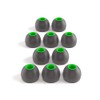 Silicone Replacement Earbud Tips, Noise Isolation in-Ear Buds - 10
