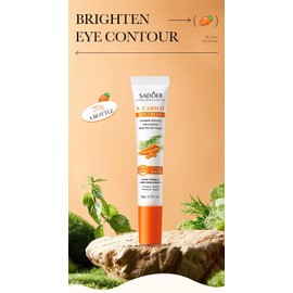 Eye Cream for Dark Circles, Carrot Eye Cream, Reduces Puffiness，Hydrating and moisturizing eye cream to improve the eye dull
