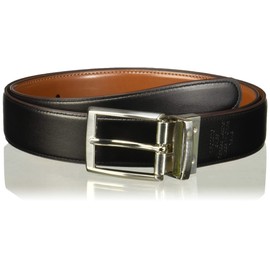 Perry Ellis Men's Portfolio Tan Amigo Belt, Luggage/Black Reversible, 40