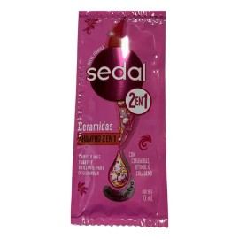 Shampoo 2 En 1 Ceramidas Sedal Hotelero 24 Sobres De 10ml