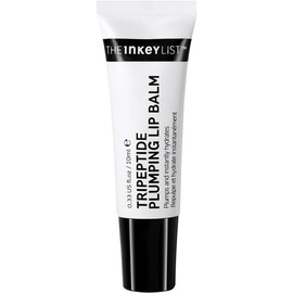 The Inkey List Tripeptide Plumping Lip Balm 10ml | Non Tingling Lip Plumper | Hydrates Dry Cracked Lips | Fragrance Free | Suitable For All Skin Types