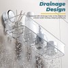 Sekonow Shower Caddy Suction Cup, Large Shower Organizer for Kitchen