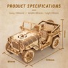 3D Wooden Car Puzzle