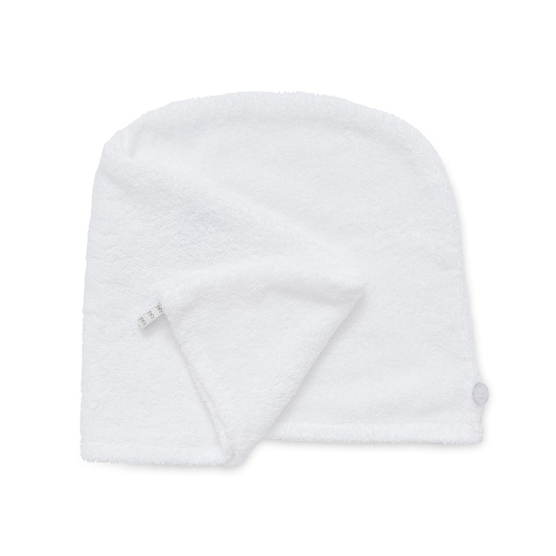 Catherine Lansfield Quick Dry Cotton Turbie Head Towel White