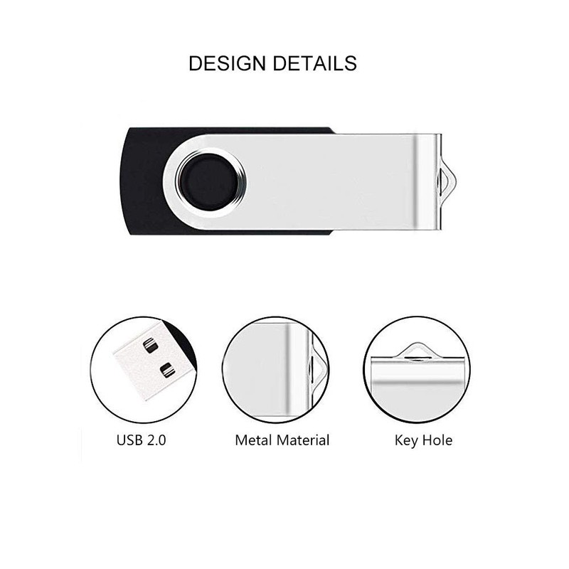 JUANWE 32GB USB Stick 5 Pack USB Flash Drive Thumb