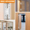 Lipshome 7" Hidden Door Hinge/Invisible Door Silent 180 Degree Swing