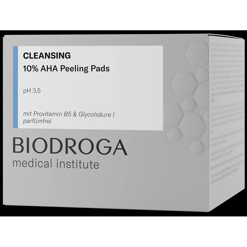 Biodroga 10% AHA Exfoliating Pads Face Scrub 40ml - Facial