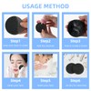 Spunspon 50-Count Facial Sponges Compressed Natural Cellulose Sponge Round Shape