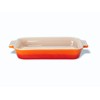 Le Creuset Stoneware Shallow Rectangular Dish, 18 cm, Volcanic, 91004719090000