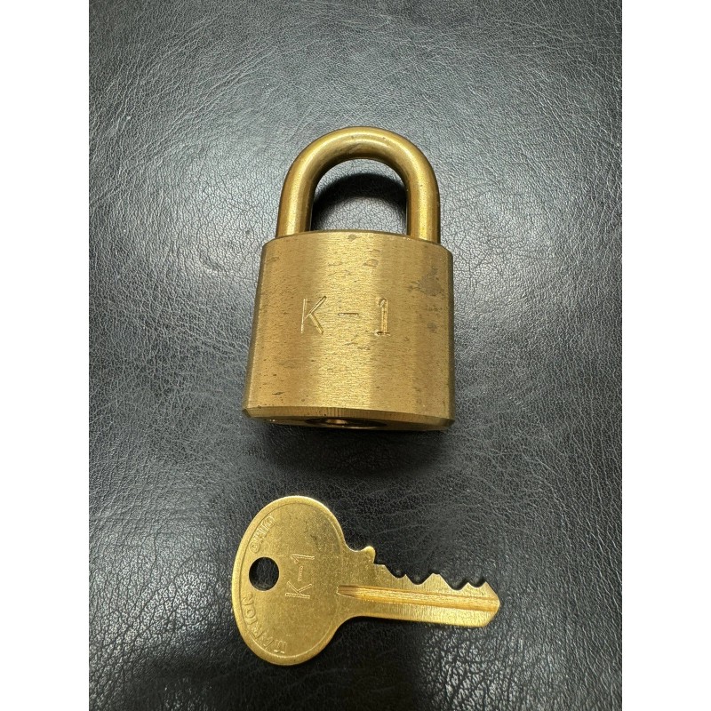 New Wilson Bohannan WB Padlock Brass Lock Heavy Duty…NEW