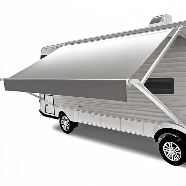 CYLAND RV Awning Fabric Replacement,Camper Trailer Motorized Awning Replacement for