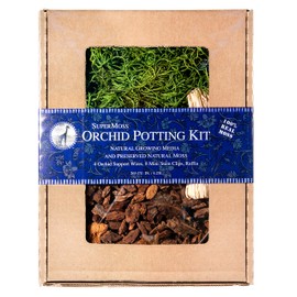 SuperMoss (90451 Orchid Potting Kit, Spanish Moss Grass Green, 200 cu. in.