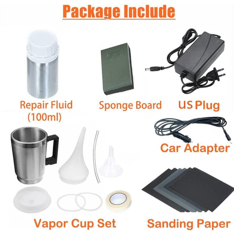 Headlight Restoration Kit, Car Headlight Glass Scratch Renovation Tool, Automobile