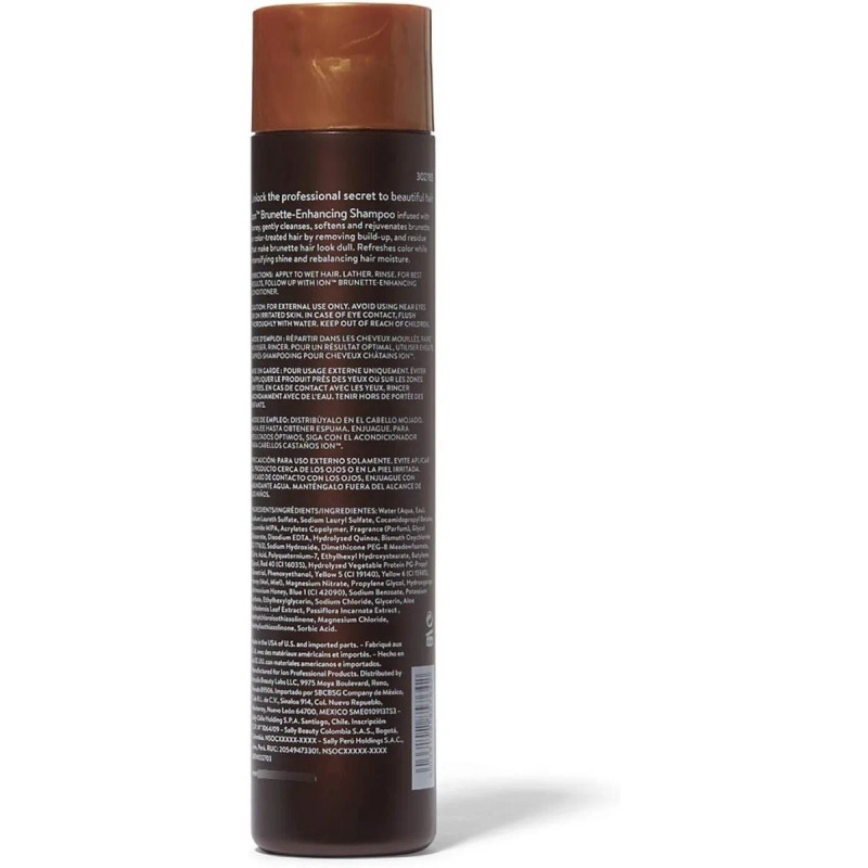 Ion Shampoo Para Cabello Castaño Brunette De 310ml