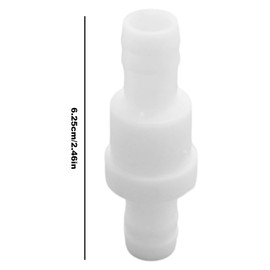 Zreneyfex 4PCS 1/2 Inch 12mm Pressure Type One Way Check Valve Suitable for Water Treatment, Air Purification, Automotive Parts, White