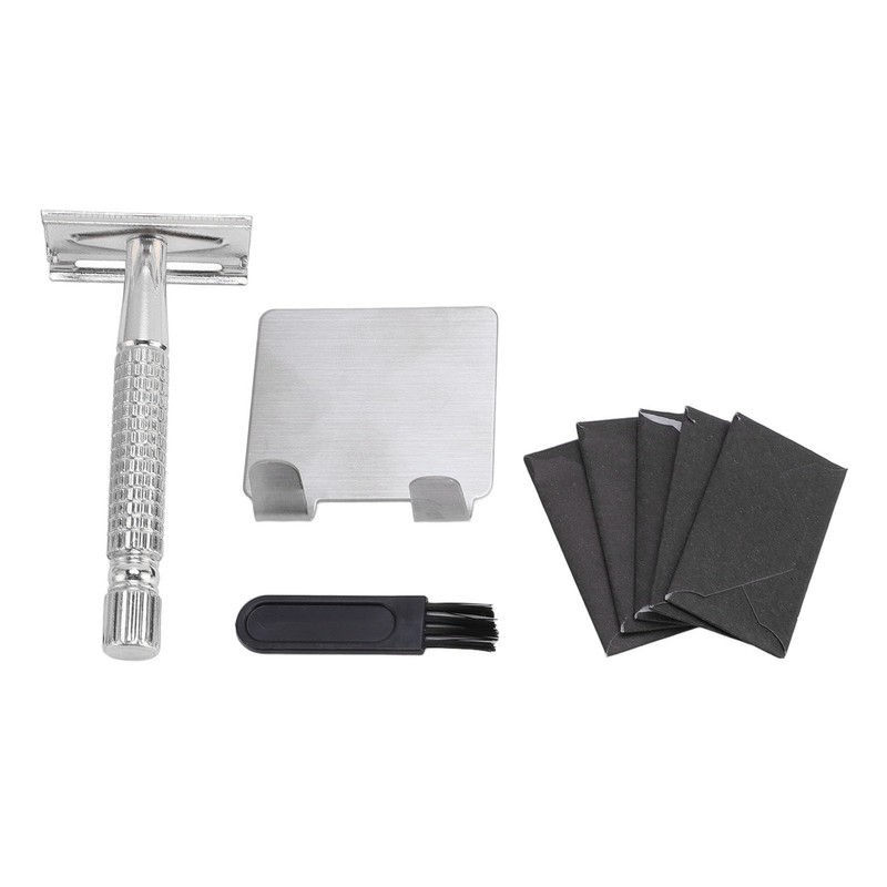 Long Handle Double Sided Shaving Tool Premium Metal Vintage Safety