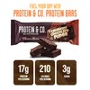 Protein & Co. Protein Bars - Crunchy Chocolate Fudge Flavor,