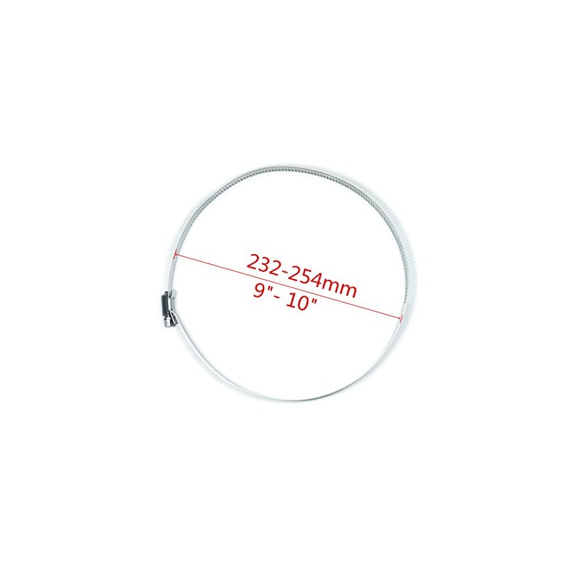 Stainless Steel Adjustable Hose Clamp, Hose Band, Pipe Clamp, Pack