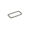 10pcs Metal Wire Formed Rectangle Ring Belt Loop Bra Buckle