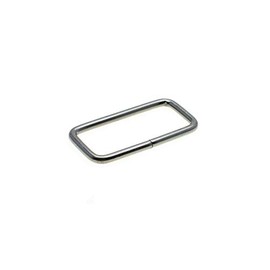 10pcs Metal Wire Formed Rectangle Ring Belt Loop Bra Buckle Package Accessories (Black Gun, 1-1/2''(38mm))