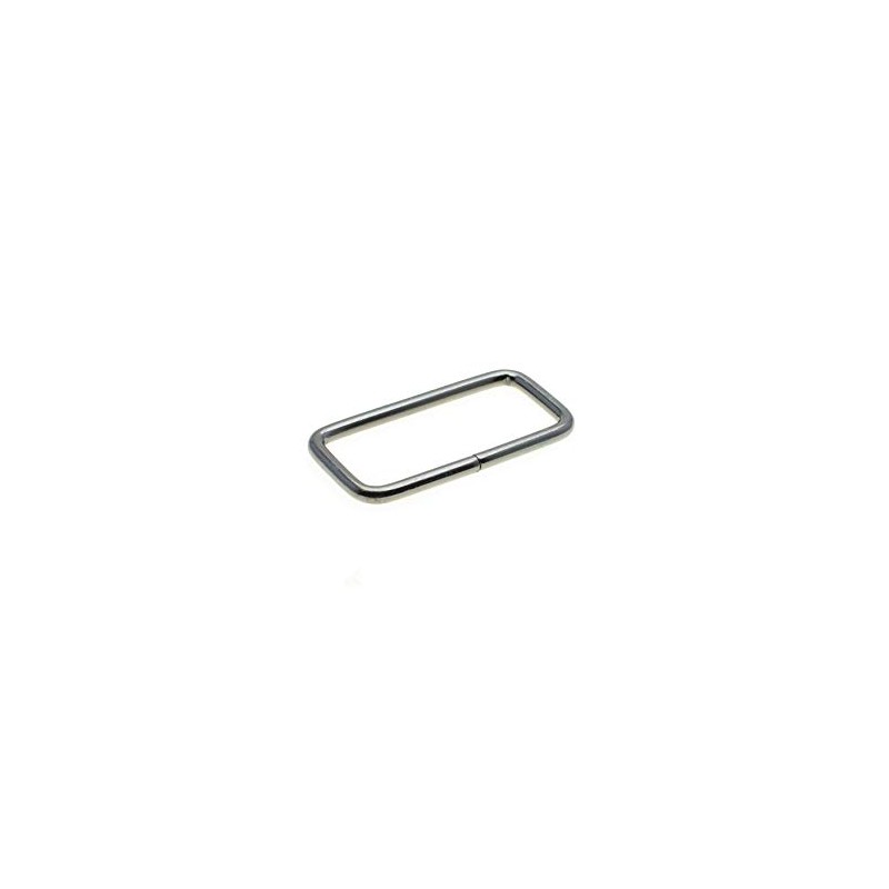 10pcs Metal Wire Formed Rectangle Ring Belt Loop Bra Buckle