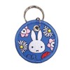 Minoda Miffy Floral Embroidered Keychain Blue D02C2008