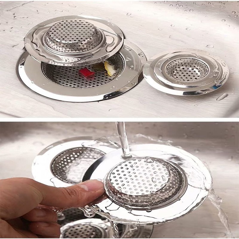 Drain Hair Catcher,Drain Stoper,Shower Drain Cover for Bathtub, Kitchen Sink