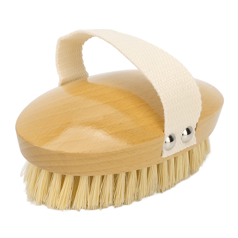 Massage Body Bath Brush Lymphatic Drainage Exfoliating Detox Deep Cleaning