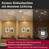 Paulmann Sormus 92247 LED Recessed Light IP65 Round 100 mm