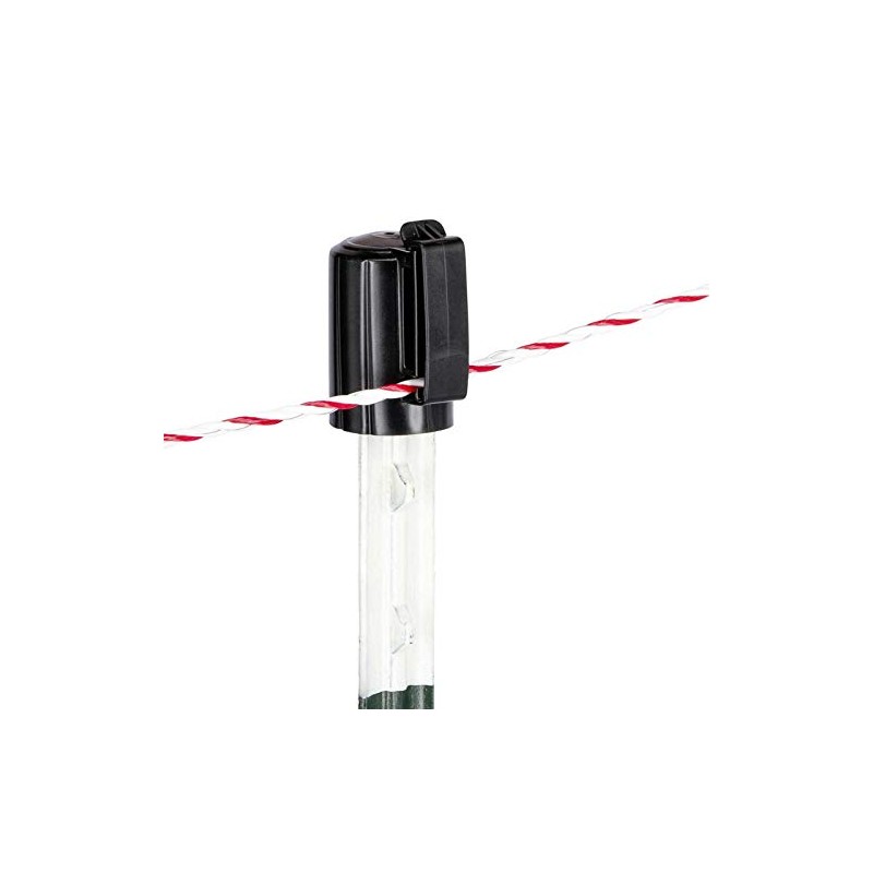 Agrarzone 10 x Head Insulator for T-Posts Black - Robust