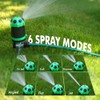 Restmo Multi-Adjustable Lawn Sprinkler with 6 Spray Modes