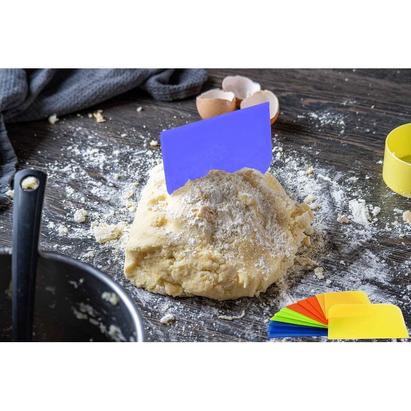 Muxel Simple Dough Card, Set of 24 Dough Scrapers, Spatulas