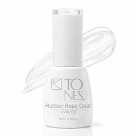TONES Gel Base Coat - Ultra Durable UV and LED Base Coat for Gel Nails- Premium Gel Polish Base Coat for Salon-Quality Gel Manicures (Base Coat -...  