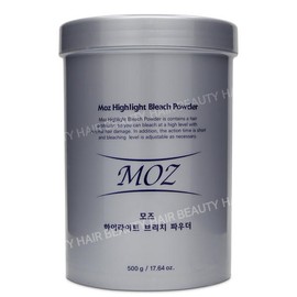 Zab 자브 모즈 하이라이트 브리치 파우더 (탈색제) 500g [02_염색볼(색상디자인랜덤) 1개] Zab Moze Highlight Bleach Powder 500g [02_Dye Bowl (Random Color Design) 1 Piece]