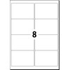Sigel LA322 Address Labels, white, rounded corners, 99.10x67.70 mm (A4),