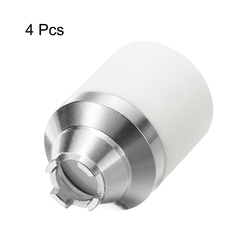 sourcing map 4pcs P80 Plasma Cutting Nozzle Protective Cover, Fiberglass