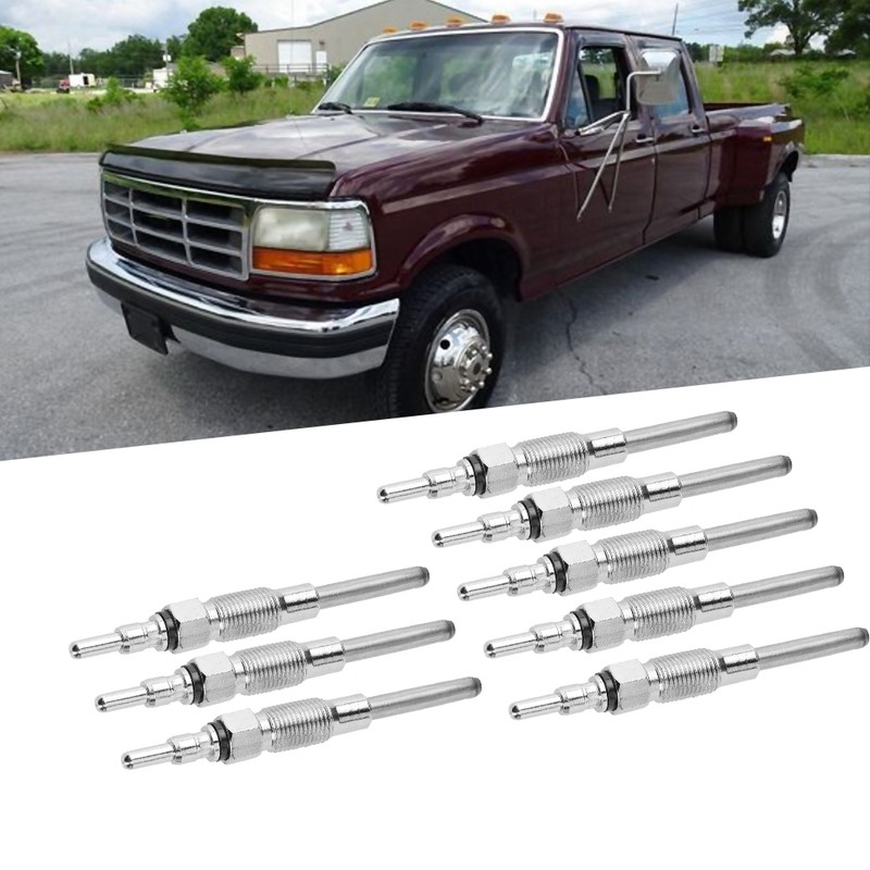 8pcs/set Car Glow Plugs Spark Plugs Set Fit For Ford