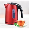 EUROSTAR EKS12RD 1.2L Stainless Steel Electric Kettle, Red