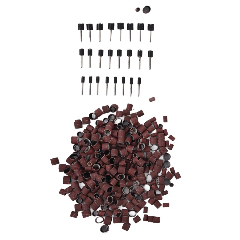 384Pcs Sanding Drum Sleeve Set Resin Drums Mandrels for Nuclear