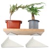 Pack of 2 Hidden Shelf Brackets, Shelf Brackets, Triangle Shape,