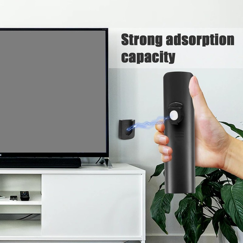 Magnetic Remote Control Holder Wall Mount, 4 Pcs Self-Adhesive Remote