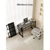SURMIO Modern Foldable Writing Computer Desk with Storage Bag, No-Assembly